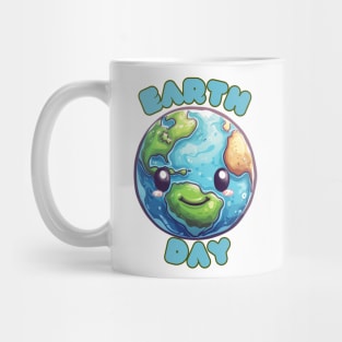 Earth cartoon Mug